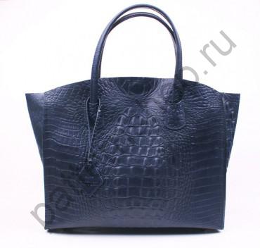 Сумка из натуральной кожи "Croco"